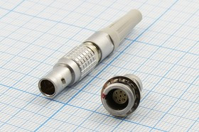 Штекер LEMO на кабель и гнездо LEMO, панель гайка, 7 контактов PY01-007Z/T, позолоченные контакты; №12545 штек LEMO\7P\каб\+гн LEMO\пан гай\ Штекер LEMO на кабель и гнездо LEMO, панель гайка, 7 контактов PY01-007Z/T, позолоченные контакты; №12545 штек LEMO\7P\каб\+гн LEMO\пан гай\