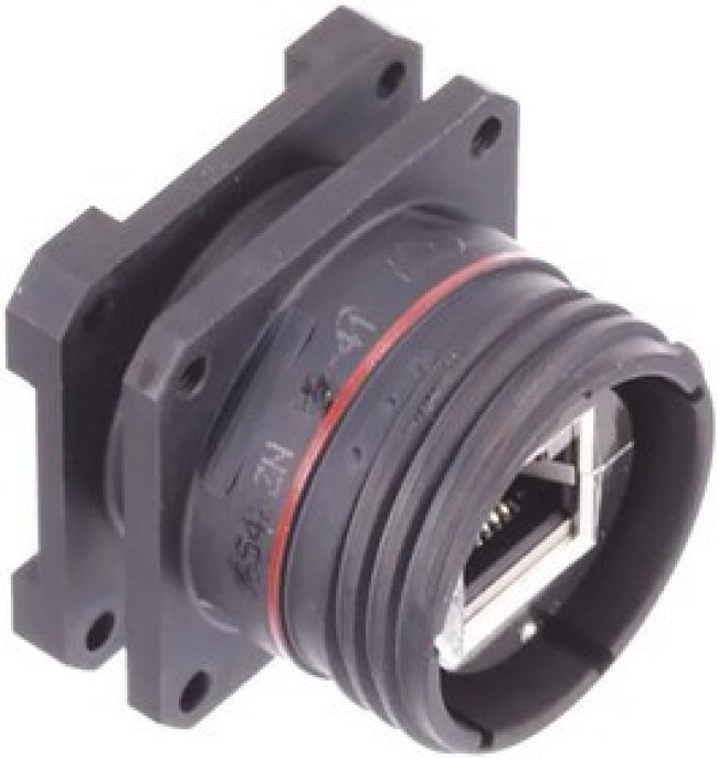 36542ZN, Modular Connectors / Ethernet Connectors SZ 19 Jam Nut Rcpt RJ45 Blk Zn 36542ZN, Modular Connectors / Ethernet Connectors SZ 19 Jam Nut Rcpt RJ45 Blk Zn