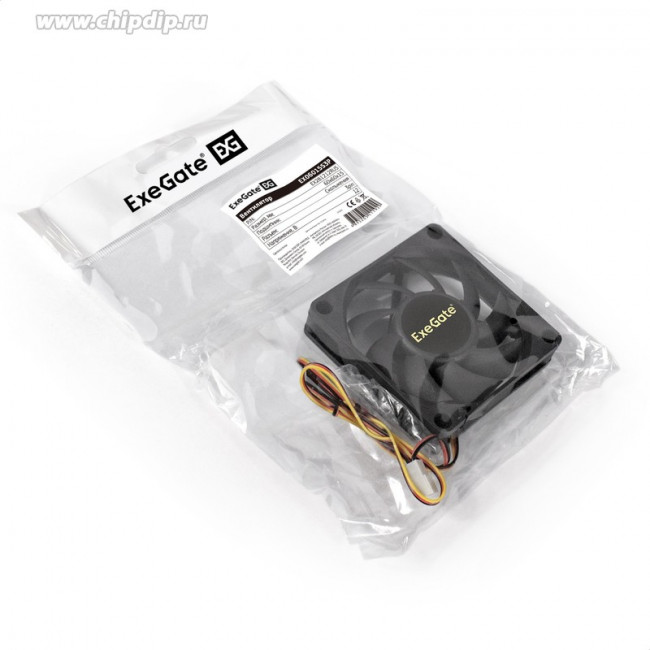 EX281212RUS, Вентилятор 12В DC ExeGate EX06015S3P (60x60x15 мм, Sleeve bearing (подшипник скольжения), 3pin, 3500RPM, 24dBA) EX281212RUS, Вентилятор 12В DC ExeGate EX06015S3P (60x60x15 мм, Sleeve bearing (подшипник скольжения), 3pin, 3500RPM, 24dBA)