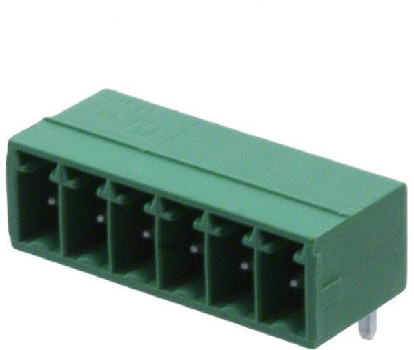 1844252, Pluggable Terminal Blocks 6 Pos 3.5mm pitch Through Hole Header