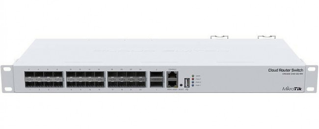 Маршрутизатор 24SFP+ CRS326-24S+2Q+RM MIKROTIK Маршрутизатор 24SFP+ CRS326-24S+2Q+RM MIKROTIK