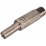 FD-03150, Гнездо TV "никель" с пружиной FD-03150, Гнездо TV "никель" с пружиной