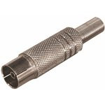 FD-03150, Гнездо TV "никель" с пружиной FD-03150, Гнездо TV "никель" с пружиной