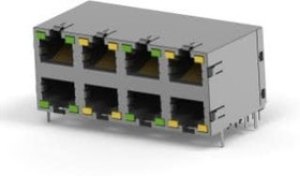 6339082-3, Modular Connectors / Ethernet Connectors LED STK MJ ASSY,2X4 8 POS,CAT5 6339082-3, Modular Connectors / Ethernet Connectors LED STK MJ ASSY,2X4 8 POS,CAT5