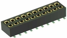 M50-3151042, PCB Receptacle, два ввода, Board-to-Board, 1.27 мм, 2 ряд(-ов), 20 контакт(-ов)