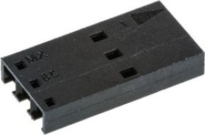 50-57-9003, SL Female Connector Housing, 2.54mm Pitch, 3 Way, 1 Row