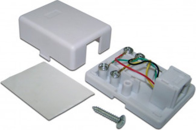 Розетка RJ-12 TWT TWT-SS1-12-WH
