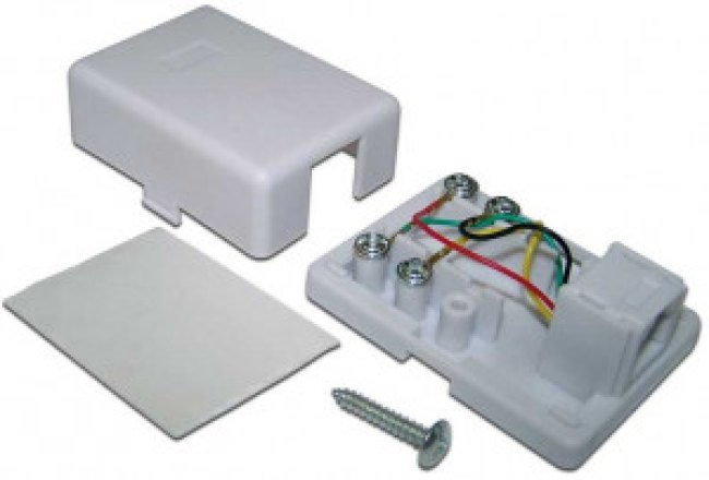 Розетка RJ-12 TWT TWT-SS1-12-WH