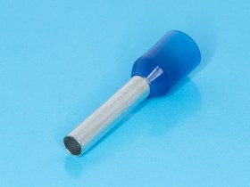 TIC-2.5-12, Наконечник 12мм для обжима многожильного кабеля 2,5мм, изолированный, кратно 100шт.