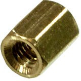 PCHSS-6, (KLS8-DBK-M3-E5.0-L06 L-KLS8-DBK-M3-E4.7-L06), Стойка латунная для печатной платы, шестигранная, М3, 6мм, отверстие-отверстие PCHSS-6, (KLS8-DBK-M3-E5.0-L06 L-KLS8-DBK-M3-E4.7-L06), Стойка латунная для печатной платы, шестигранная, М3, 6мм, отверстие-отверстие