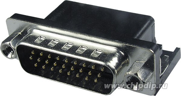 DHR-26M (DS1038-26M), Вилка 26 pin высокой плотности на плату