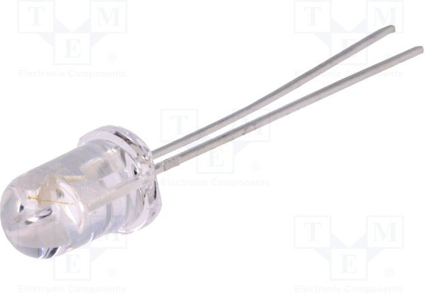 HSDL-4251, ИК-передатчик, 5мм, 870нм, прозрачная, 56мВт, 30°, THT, 20мА