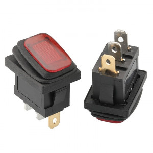 R13-66B8-02-BBR, ROCKER; SPST; Pos: 2; ON-OFF; 10A/250VAC; red; IP65; neon lamp; 250V R13-66B8-02-BBR, ROCKER; SPST; Pos: 2; ON-OFF; 10A/250VAC; red; IP65; neon lamp; 250V