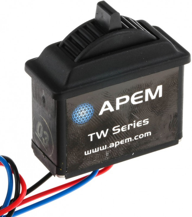 HTW-02-BLK, IP67 Pre-wired Thumbwheel Switch Thumbwheel