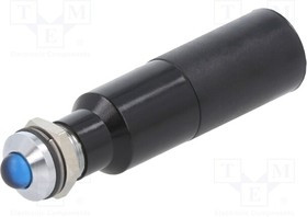 19510437, Индикат.лампа: LED; выпуклый; голубой; 230ВAC; O8мм
