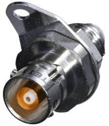 BJ157, RF Connectors / Coaxial Connectors TRS Blkhd Strt Jack Front Mt Solder