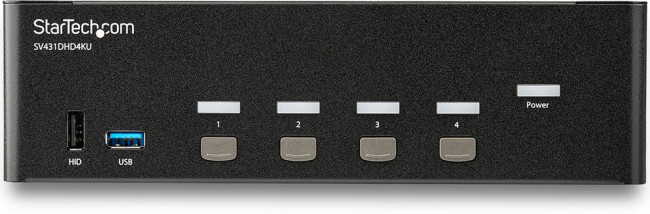 SV431DHD4KU, 4 Port Dual Monitor USB HDMI KVM Switch, 3.5 mm Stereo 3840 x 2160 Maximum Resolution SV431DHD4KU, 4 Port Dual Monitor USB HDMI KVM Switch, 3.5 mm Stereo 3840 x 2160 Maximum Resolution