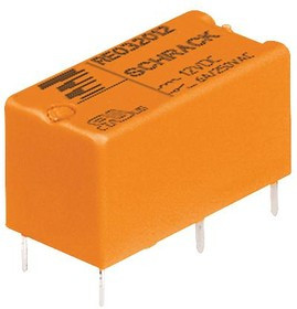 RE030009, Реле питания, SPST-NO, 9 В DC, 6 А, RE, Сквозное Отверстие, Без Защелки