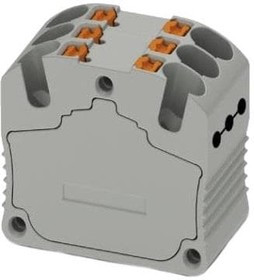 3002864, DIN Rail Terminal Blocks PTFIX 6X1,5-G BU 1.5mm2 adhesive mnt