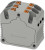 3002864, DIN Rail Terminal Blocks PTFIX 6X1,5-G BU 1.5mm2 adhesive mnt