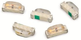 155124VS73200, Standard LEDs - SMD WL-SMSW SMDMono SdVw Wtrclr Rnd 1204BrtGn