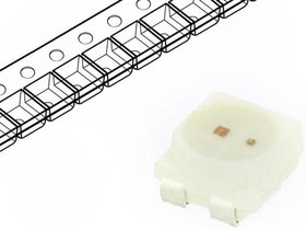 OSRICDS2C1A, ИК-передатчик, 3528, PLCC4, 830-870нм, прозрачная, 10мВт, 120°, SMD