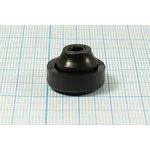 Изоляционная втулка проходная 6x13x0,5-4,5x20, материал резина, черный, Mi-12