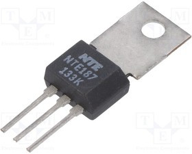 NTE187, Транзистор: PNP, биполярный, 60В, 3А, 12,5Вт, TO202-3