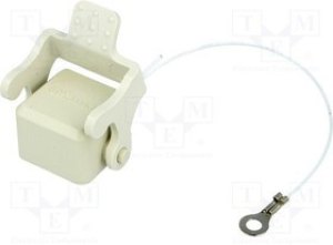 MX-93601-0714, Защитная крышка, размер 3А, шнур, с защелкой, полиамид, 21x21мм