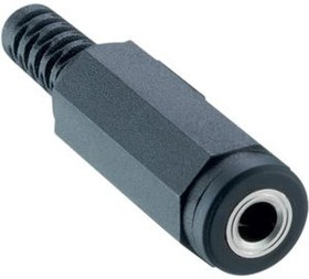 1520 01, Jack Socket, Straight, Nickel, 3.5 mm, Poles - 3