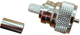 HYR-0604 (GU-604B) (UHF-7501B), Разъем UHF, штекер, RG-59, обжим (Crimp)