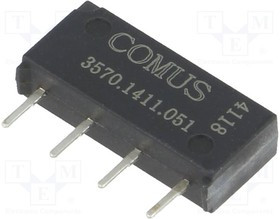 3570.1411.051, Реле: герконовое, SPST-NO, Uобмотки: 5ВDC, 500мА, макс.200ВDС