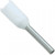 FSD75-8-DSL10, TERMINAL, WIRE FERRULE, 20AWG, WHITE