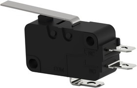 SAJ35XXHL0N49SDTFAQ, Микропереключатель, Субминиатюрный, Петлевой Рычаг, SPDT, Быстрое Соединение, 5 А