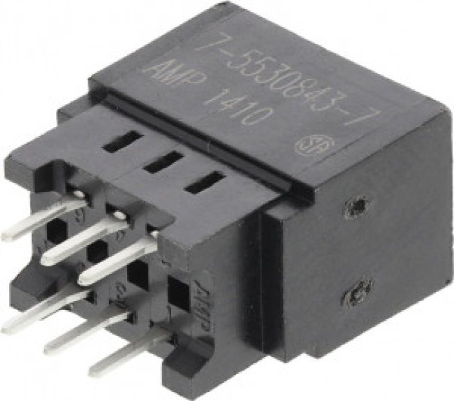 7-5530843-7, Standard Card Edge Connectors CONN SEC II 6 POS 100C/L 7-5530843-7, Standard Card Edge Connectors CONN SEC II 6 POS 100C/L