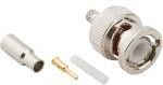 31-242-RFX, Conn BNC 0Hz to 4GHz 50Ohm Crimp ST Cable Mount PL Gold 31-242-RFX, Conn BNC 0Hz to 4GHz 50Ohm Crimp ST Cable Mount PL Gold