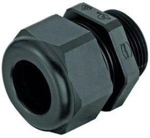 19000005193, Heavy Duty Power Connectors CABLE GLAND M25 13-18MM PLASTIC BLK