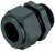 19000005193, Heavy Duty Power Connectors CABLE GLAND M25 13-18MM PLASTIC BLK