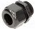 19000005193, Heavy Duty Power Connectors CABLE GLAND M25 13-18MM PLASTIC BLK