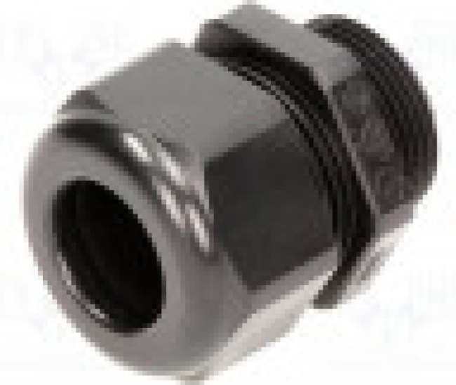 19000005193, Heavy Duty Power Connectors CABLE GLAND M25 13-18MM PLASTIC BLK