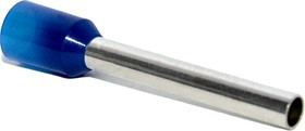 Наконечник штыревой втулочный изолированный KTE 2.5-18 2,5мм2/L=18мм/Синий (упак=500 шт.)
