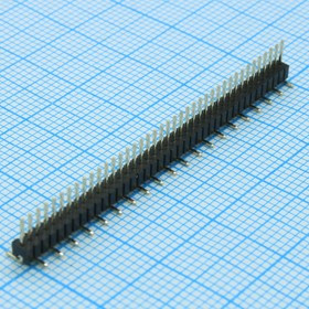 DS1031-03-1X40P8BS311-3A, Однорядный штыревой соединитель на плату 40 pin SMD монтаж DS1031-03-1X40P8BS311-3A, Однорядный штыревой соединитель на плату 40 pin SMD монтаж
