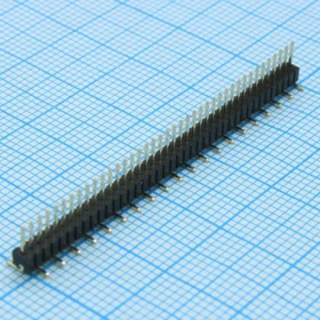 DS1031-03-1X40P8BS311-3A, Однорядный штыревой соединитель на плату 40 pin SMD монтаж DS1031-03-1X40P8BS311-3A, Однорядный штыревой соединитель на плату 40 pin SMD монтаж