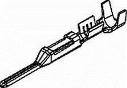 15373403-L, Automotive Connectors TERM GT 150 M AU PLTD SLD