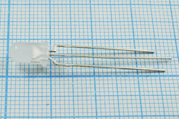 Светодиодная сборка двухцветная красный&amp;зеленый, 5x8мм, яркость25&amp;35мкд, линза матовая, SL-522GEWMX; №14663 СД сборка 5 x 8\кр&amp;зел\ 25&amp;35