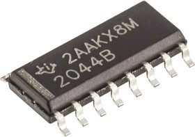 TPS2044BD, Power Switch Hi Side 4-OUT 0A 0.075Ohm 16-Pin SOIC Tube