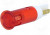 SKGU 10027, Индикат.лампа: LED, плоский, красный, 130ВAC, d10,2мм