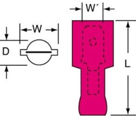 94827, Terminals QUICK DISCONNCT TERM SOLD PER EACH PIECE 94827, Terminals QUICK DISCONNCT TERM SOLD PER EACH PIECE