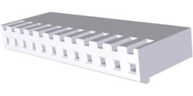 640250-7, Headers &amp; Wire Housings 7P HOUSING W/RAMP