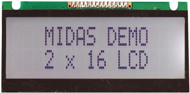 MC21605FA6WE-GPTLW, MC21605FA6WE-GPTLW Alphanumeric LCD Alphanumeric Display, 2 Rows by 16 Characters MC21605FA6WE-GPTLW, MC21605FA6WE-GPTLW Alphanumeric LCD Alphanumeric Display, 2 Rows by 16 Characters